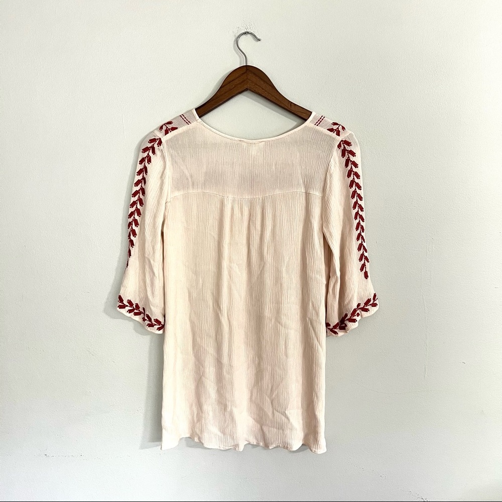Umgee boho embroidered blouse small - Picture 2 of 6